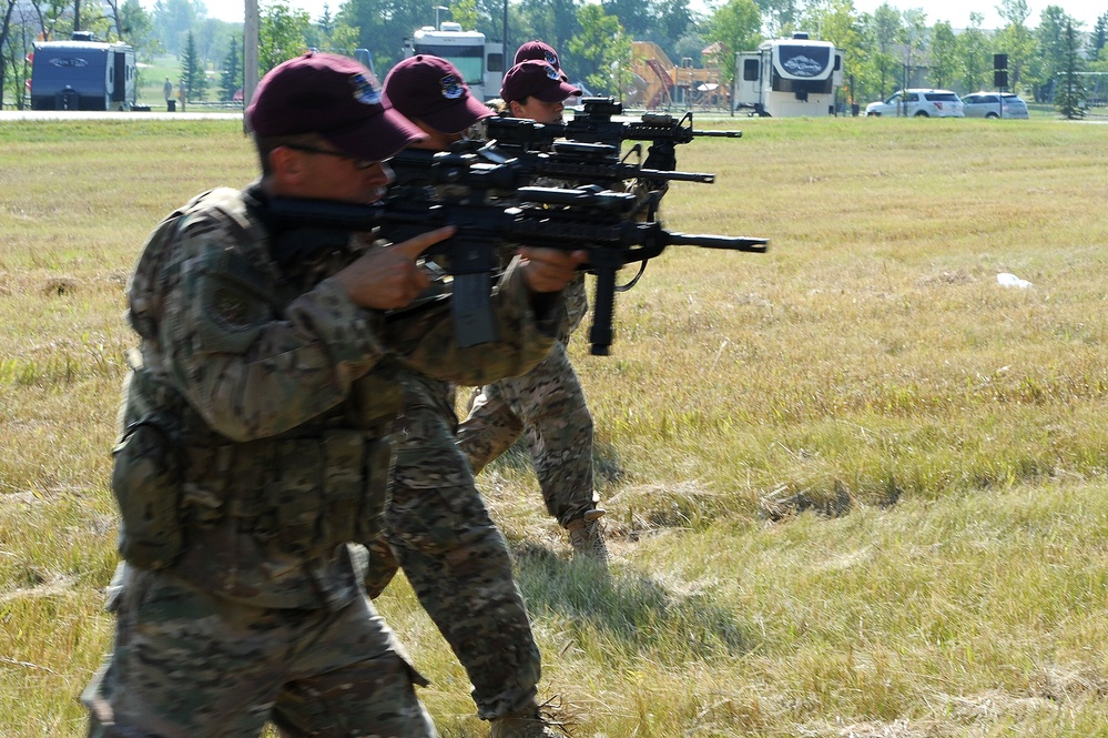 91st Security Forces Group Global Strike Challenge team prepares for the challenge