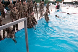 Soldiers learn to survive in the water
