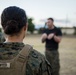 US Marines with SPMAGTF-SC take part in a MCMAP brown belt course