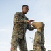 US Marines with SPMAGTF-SC take part in a MCMAP brown belt course