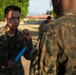 US Marines with SPMAGTF-SC take part in a MCMAP brown belt course