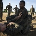 US Marines with SPMAGTF-SC take part in a MCMAP brown belt course