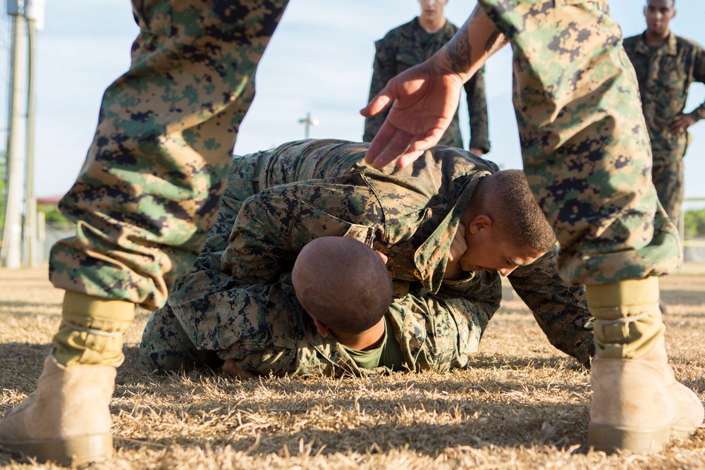 DVIDS - Images - US Marines with SPMAGTF-SC take part in a MCMAP brown