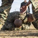 US Marines with SPMAGTF-SC take part in a MCMAP brown belt course