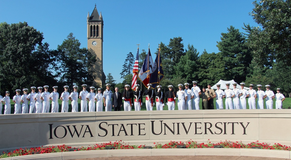 ISU NROTC welcomes SECNAV ISU NROTC welcomes SECNAV
