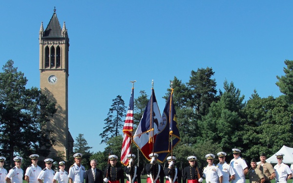 ISU NROTC welcomes SECNAV