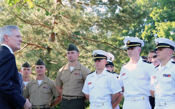 ISU NROTC welcomes SECNAV