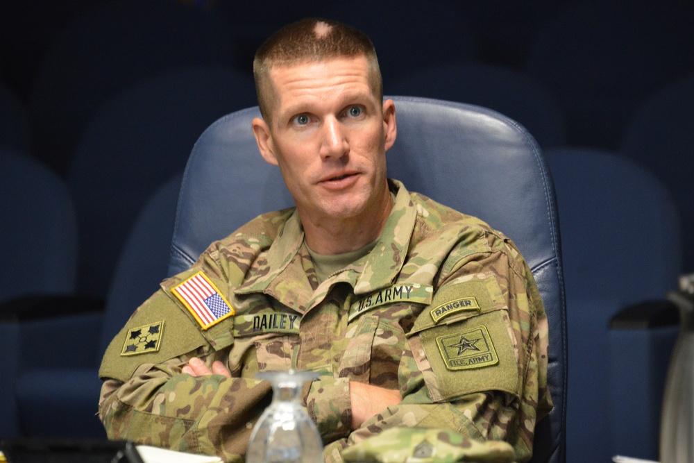 Sgt. Major of the Army Daniel A. Dailey visit at JMTC