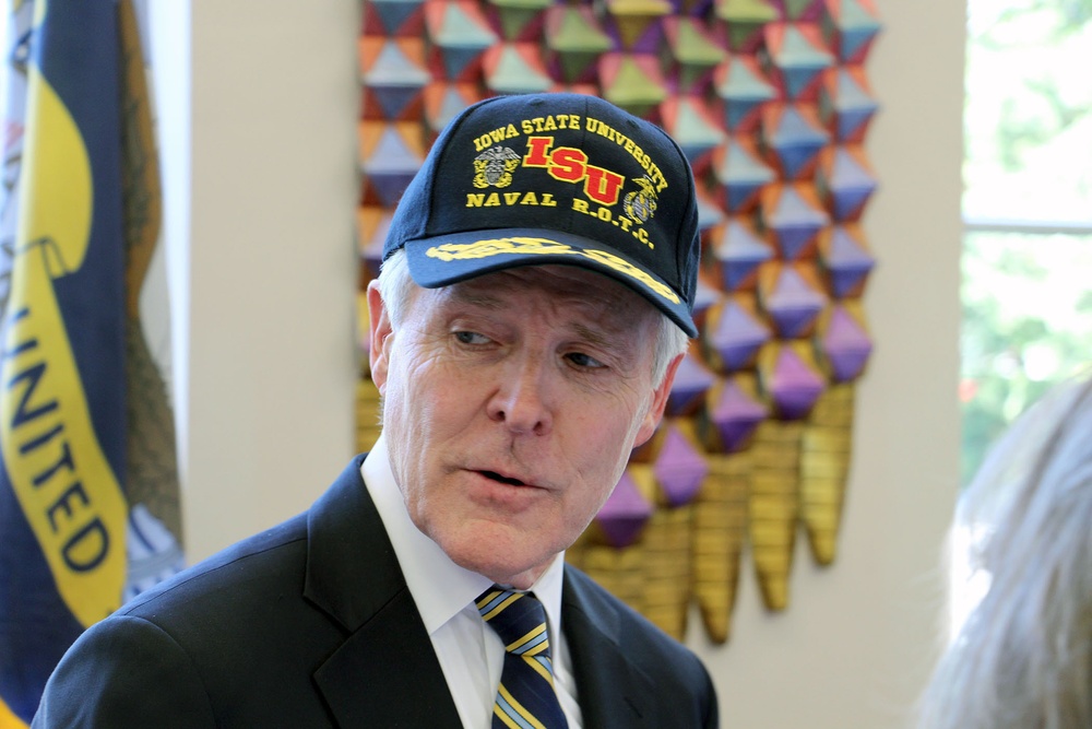 ISU NROTC welcomes SECNAV ISU NROTC welcomes SECNAV
