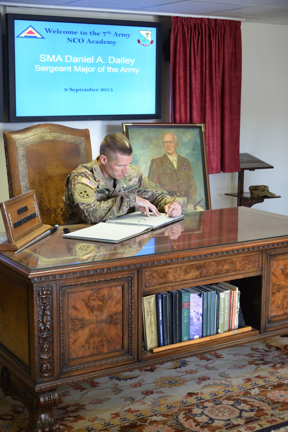 Sgt. Maj. of the Army Daniel A. Dailey visit at JMTC
