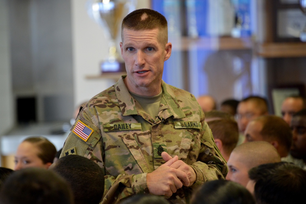 Sgt. Maj. of the Army Daniel A. Dailey visit at JMTC