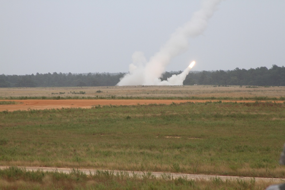 3-27 Field Artillery Regiment HIMARs Live Fire