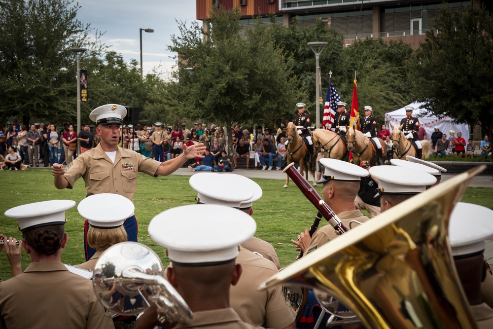 Marine Week Phoenix: Marines march in opening ceremony