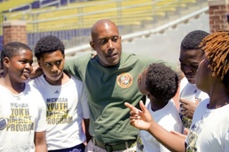 Paying it forward, Marines volunteer with their local Youth Impact Program