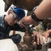 Drain pipe install onboard USS Abraham Lincoln