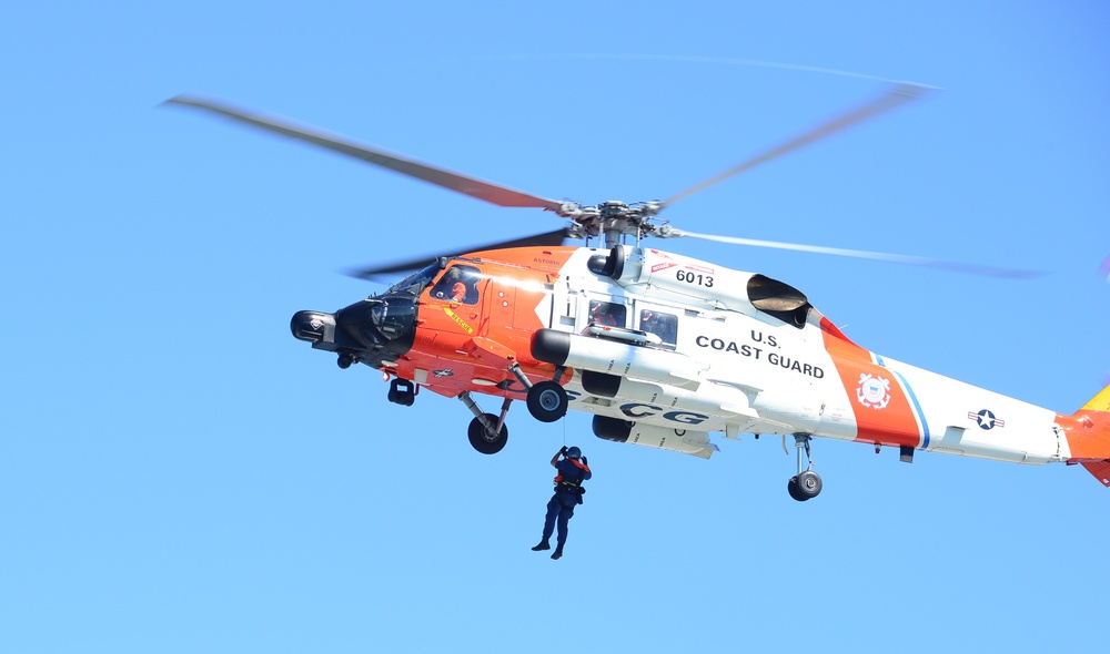 Coast Guard security boarding of vessel