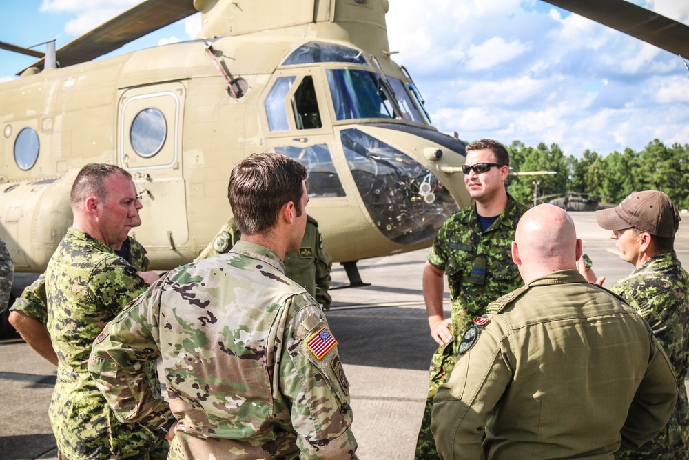 Army and Canadian Chinook aircrews to train together in support of ground forces