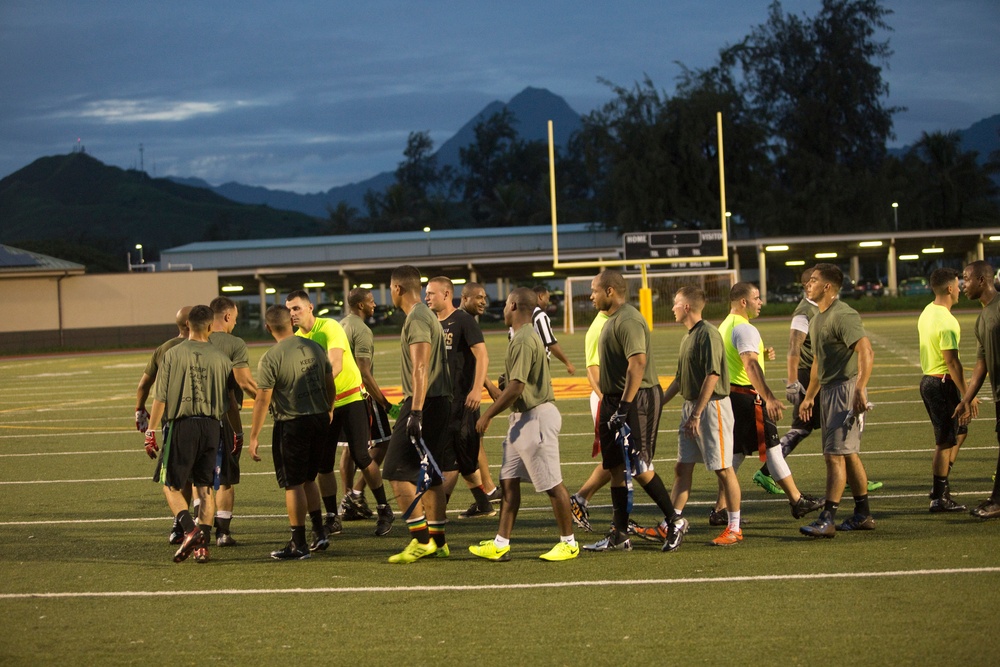 DVIDS News CLB3 defeats 21st Dental in flag football championship