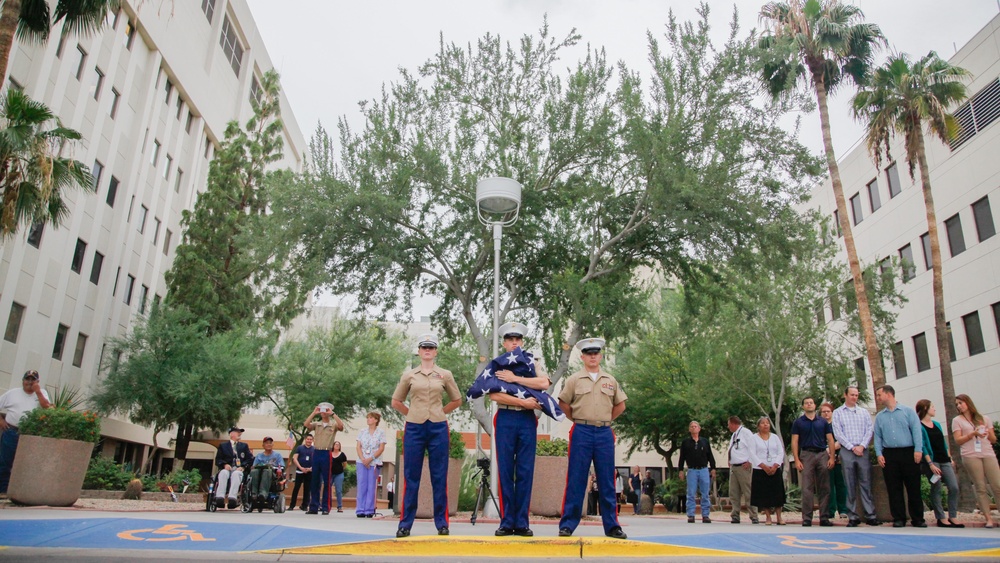 Marines pay visit to Phoenix VA Hospital