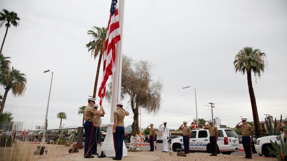 Marines pay visit to Phoenix VA Hospital