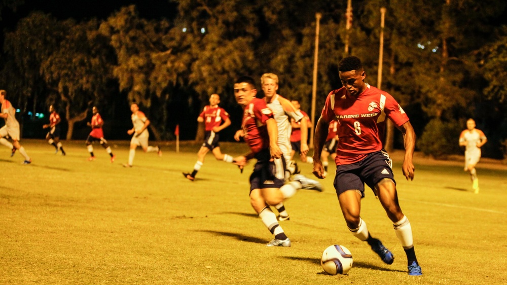 All-Marine Soccer Team vs Arizona Impact