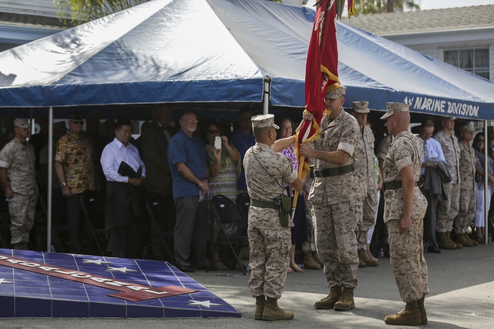 1st Marine Division Change of Command