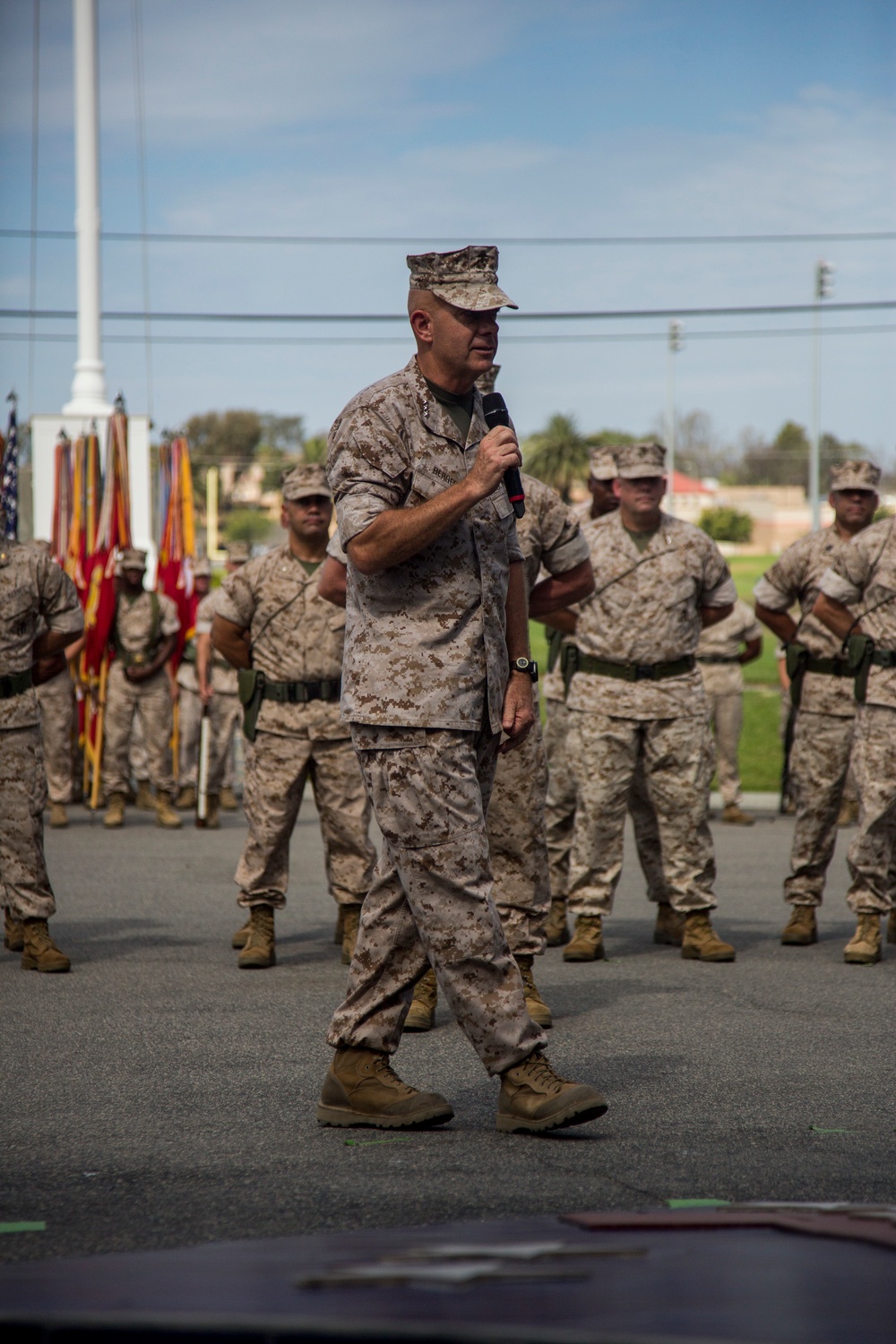1st Marine Division Change of Command