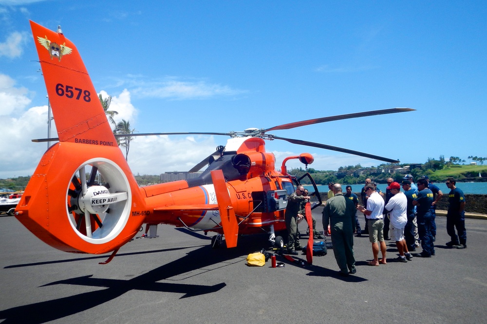 Coast Guard, Fire Department, Ocean Safety conduct Search and Rescue Exercise in Kauai