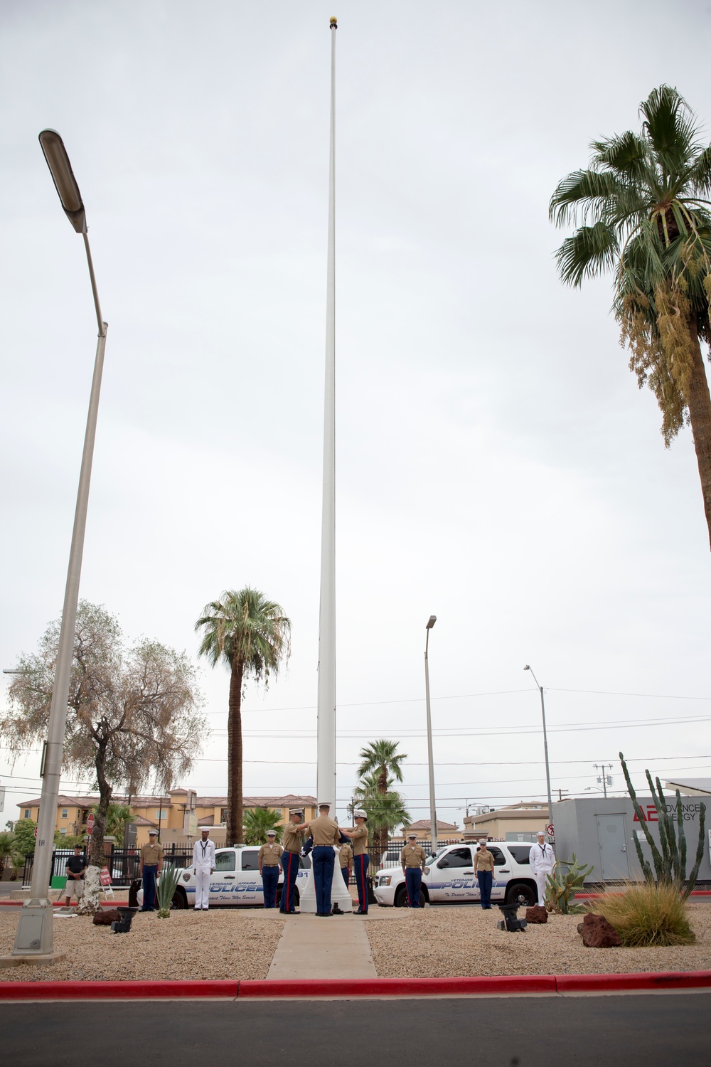 Marines visit Phoenix VA Hospital