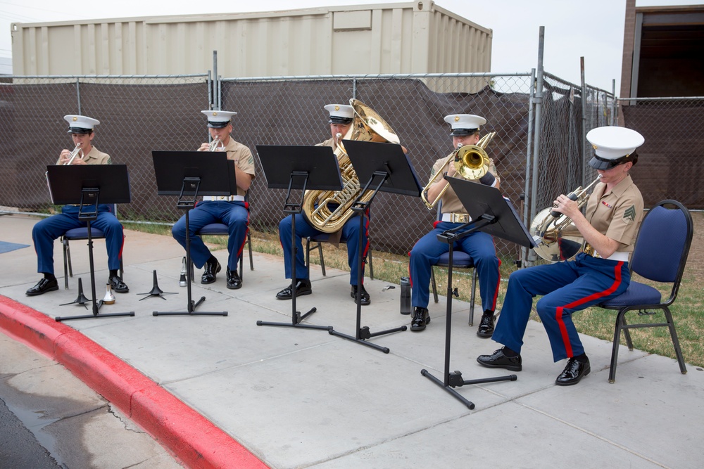 Marines visit Phoenix VA Hospital