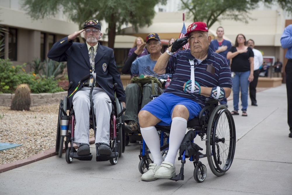 Marines visit Phoenix VA Hospital