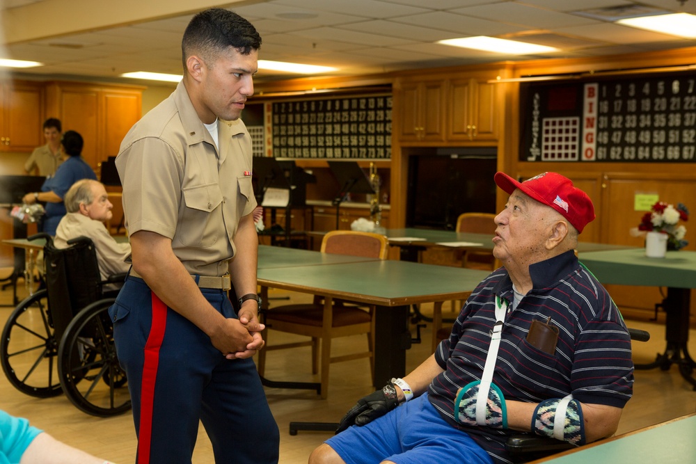 Marines visit Phoenix VA Hospital