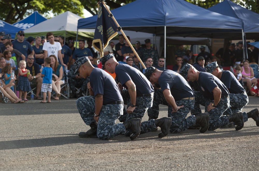 Chief Petty Officer Selectees Participate in CPO Pride Day