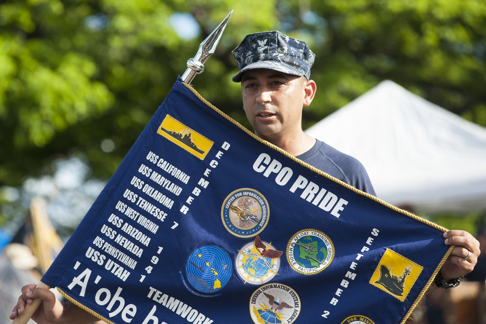 Chief Petty Officer Selectees participate in CPO Pride Day