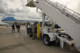 President Obama visits Selfridge