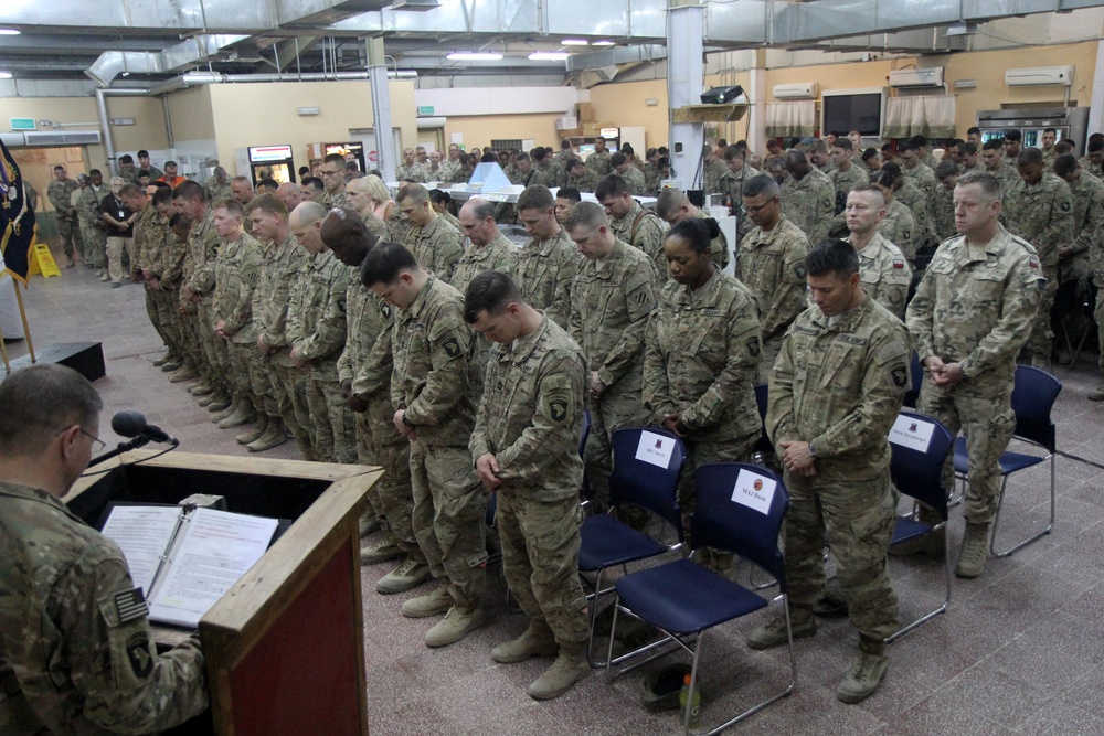 9-11 ceremony in eastern Afghanistan