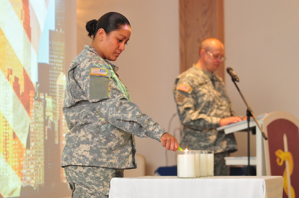 30th Medical Brigade hosts 9/11 memorial service