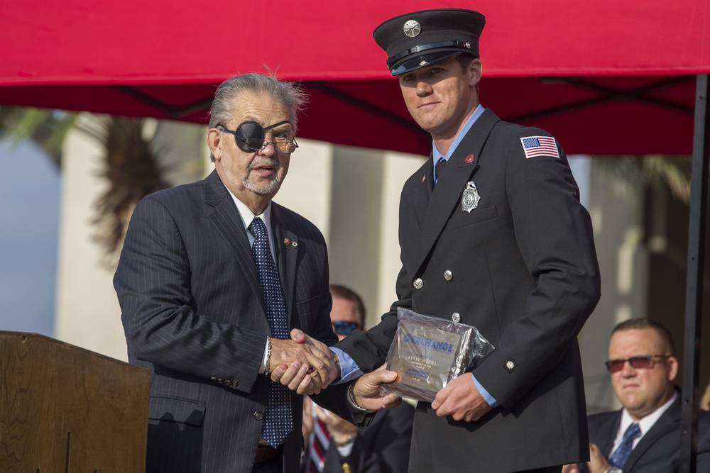 Parris Island fire fighter earns Beaufort County Fire Fighter of the Year award