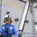 Aviation Boatswain’s Mate (Handling) Airman Apprentice Yarumy Jimenez