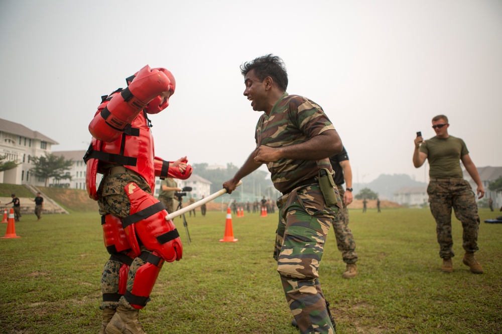 Malaysian Armed Forces get exposed to OC Spray