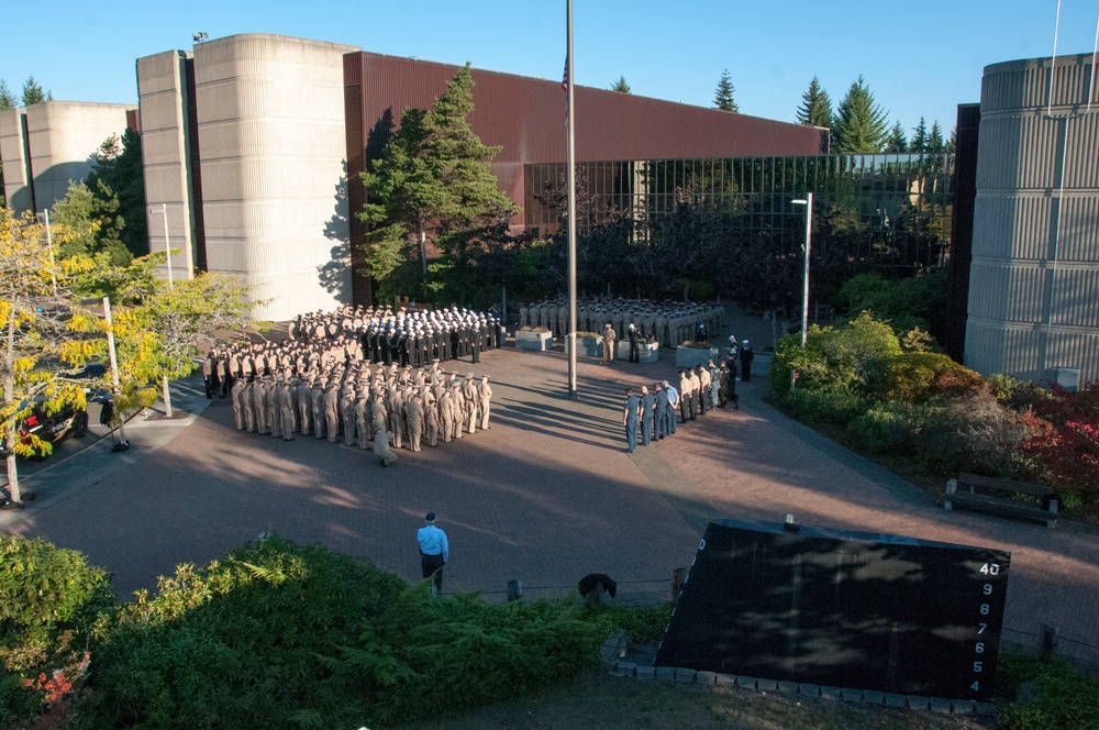 Chief selects conduct 9/11 Remembrance Ceremony at Trident Training Facility
