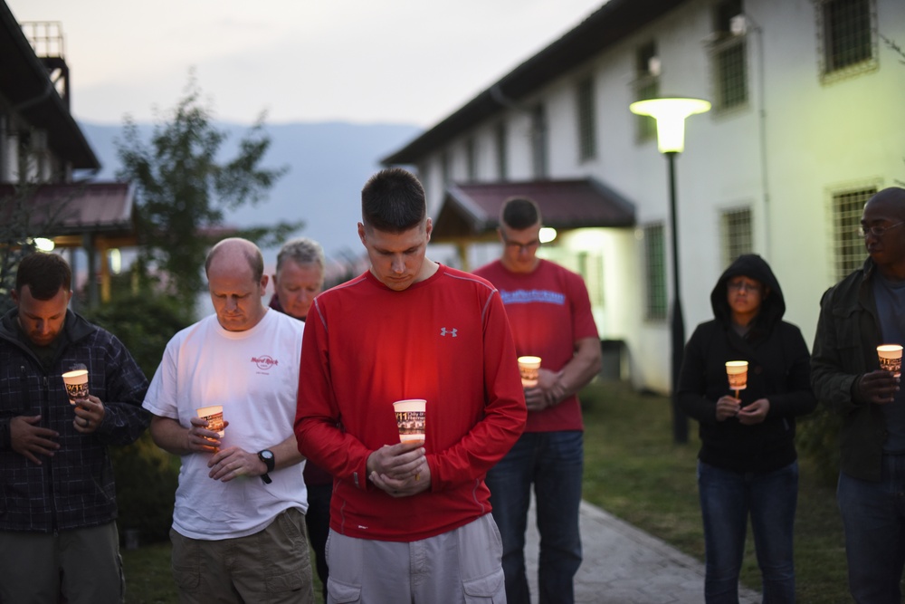 NATO HQ Sarajevo remember 9/11