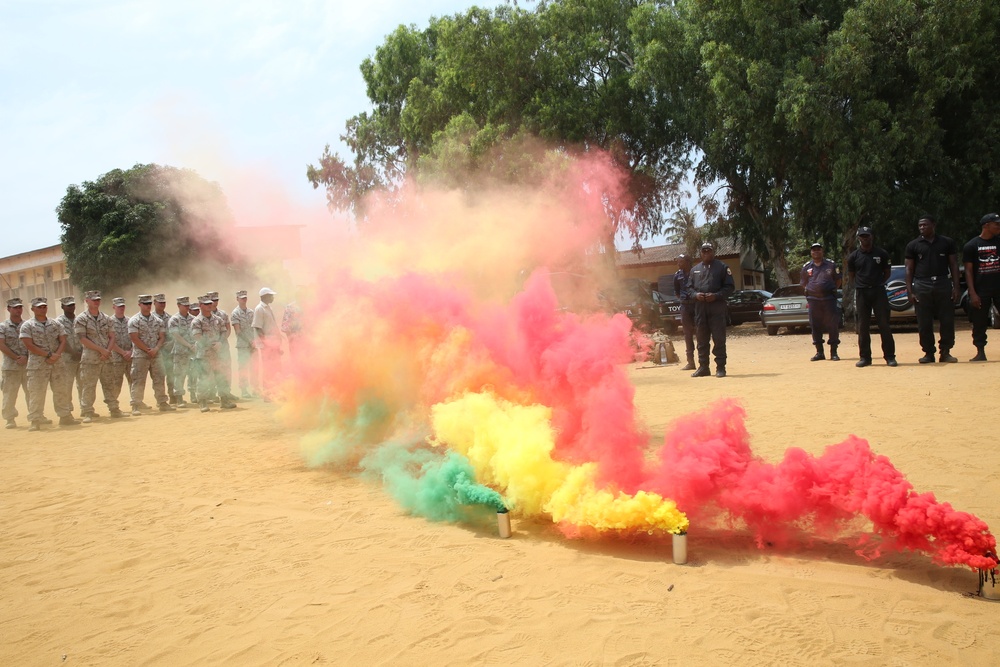 Pause in training: Benin, U.S. remember 9/11