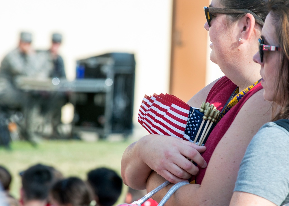 Travis students honor the fallen, Freedom Walk Sept. 11, 2015