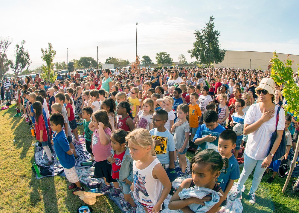 Travis students honor the fallen, Freedom Walk Sept. 11, 2015