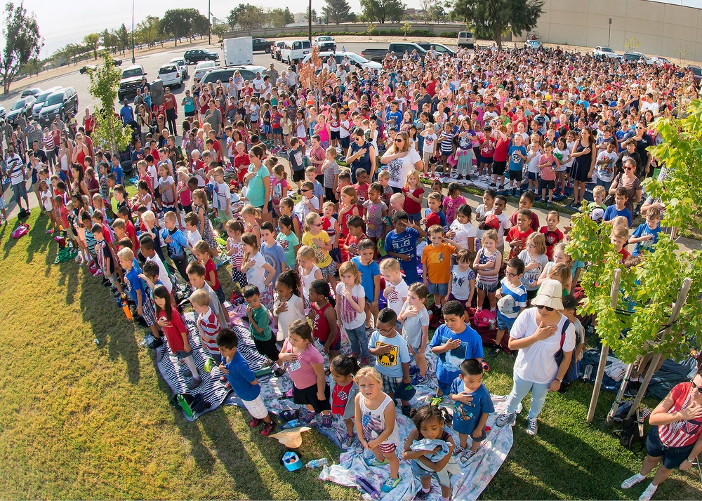 Travis students honor the fallen, Freedom Walk Sept. 11, 2015