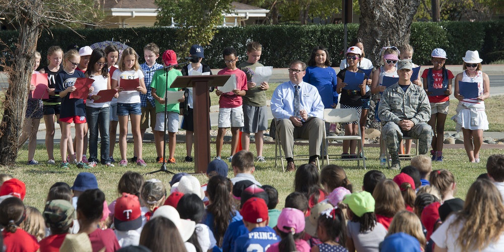 Travis students honor the fallen, Freedom Walk Sept. 11, 2015