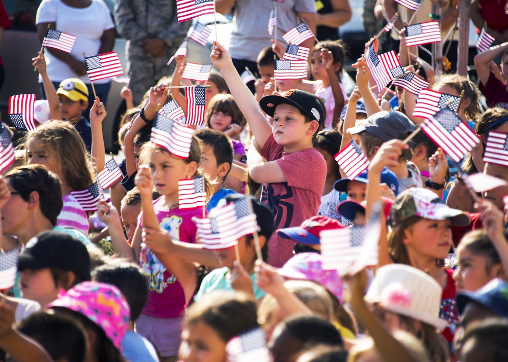 Travis students honor the fallen, Freedom Walk Sept. 11, 2015