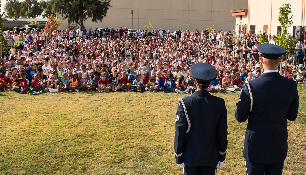 Travis students honor the fallen, Freedom Walk Sept. 11, 2015