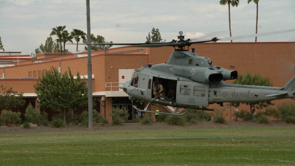 ASU's day with Marines